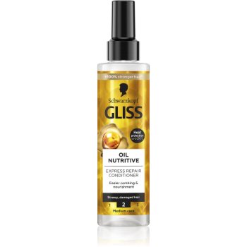 Schwarzkopf Gliss Oil Nutritive balsam regenerator pentru par indisciplinat - imagine 2